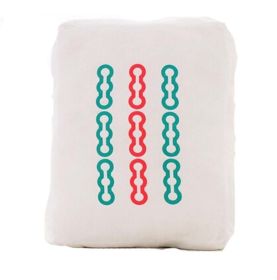 Cute Mahjong Small Plush Stuffed Toy Sofa Bed Decorative Throw Pillow Cushion; 9 Bamboo