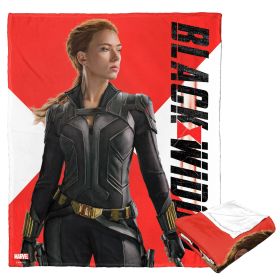 Marvel's Black Widow Silk Touch Throw Blanket, 50" x 60", Spy Game