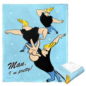 Cartoon Network's Johnny Bravo Silk Touch Throw Blanket, 50" x 60", Smooth Moves