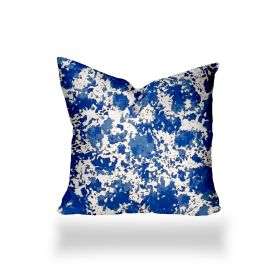 SANDY Indoor/Outdoor Soft Royal Pillow, Zipper Cover w/Insert, 12x12