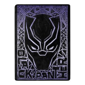 Black Panther; Panther Stare Silk Touch Throw Blanket; 46" x 60"