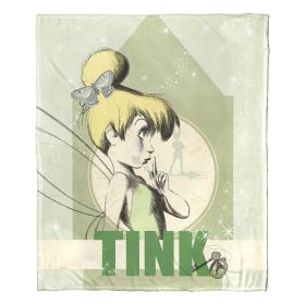 Tinkerbell; London Fairy Aggretsuko Comics Silk Touch Throw Blanket; 50" x 60"