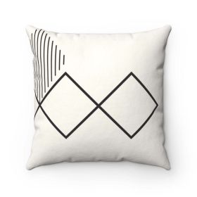 Diamond Abstract Lines Cushion Home Decoration Accents - 4 Sizes (size: 18" x 18")