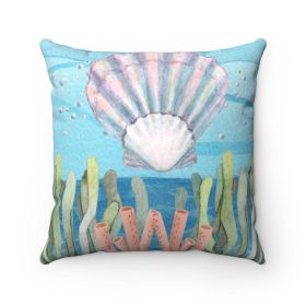 Seashell Design Cushion Home Decoration Accents - 4 Sizes (size: 14" x 14")